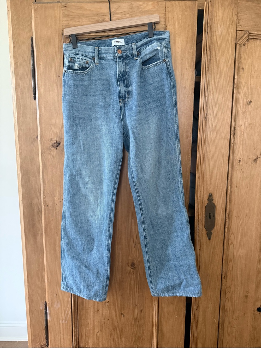Pistola Light Blue Straight Leg Women’s Jeans